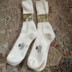 Vintage Norm Thompson Wick Sport Socks Sz 13-16, New!